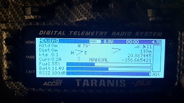 Taranis plus with Telemetry Lua Scripts