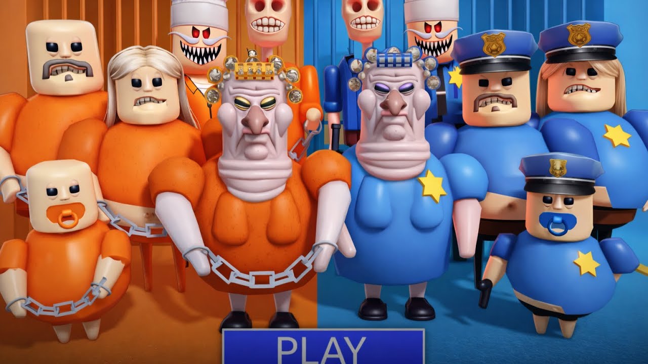 ESCAPING THE MOST EVIL PRISONERS! 😱🔥 (Roblox Prison Obby)#roblox #policetycoon #obby #prisonescape