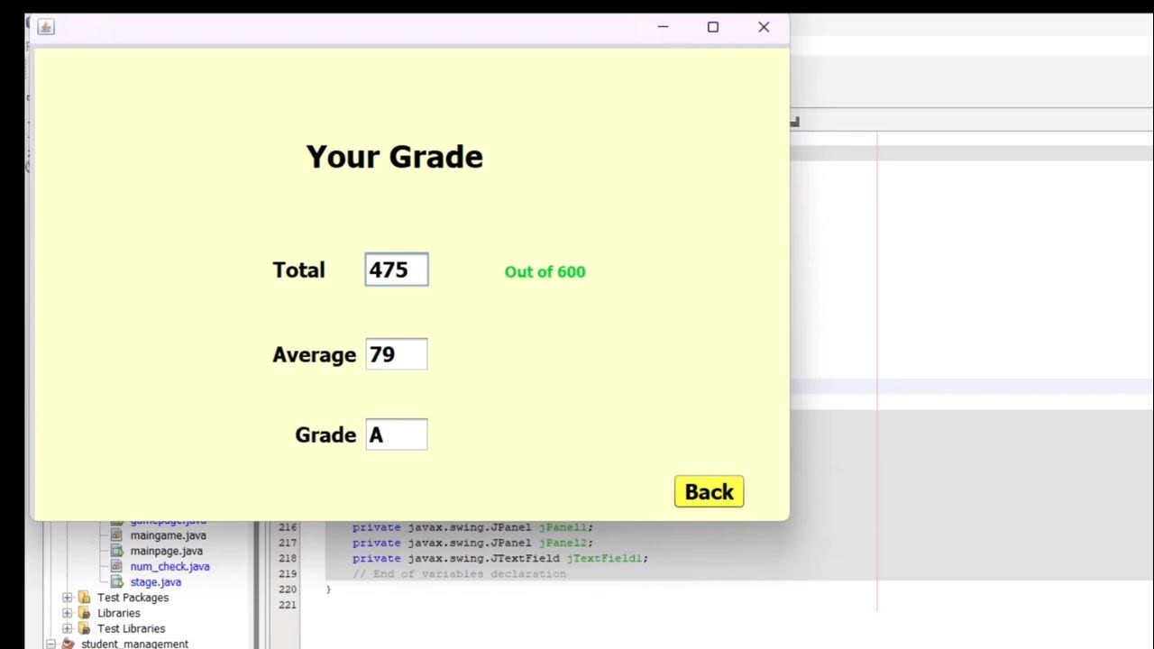 Student grade calculator - YouTube