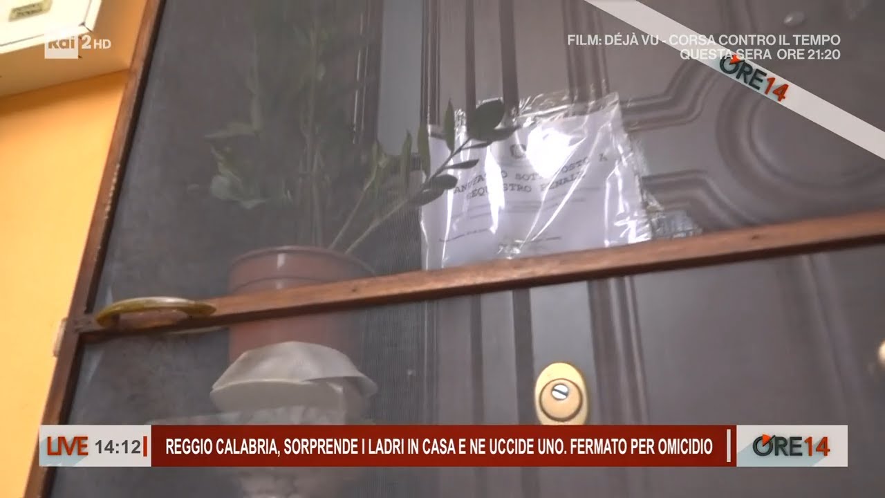 Reggio Calabria, sorprende i ladri in casa e ne uccide uno - Ore 14 del 29/05/2024
