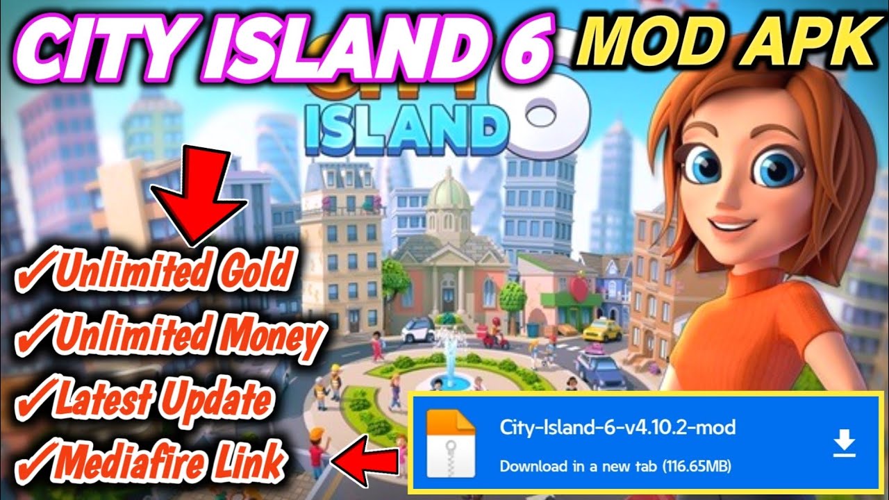 City Island 6 Mod Apk Unlimited Money & Gold New
