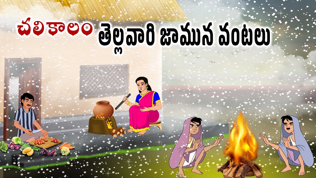 చలికాలం లో తెల్లవారుజామున వంటలు Telugu kathalu | Telugu moral stories | Chandamama kathalu