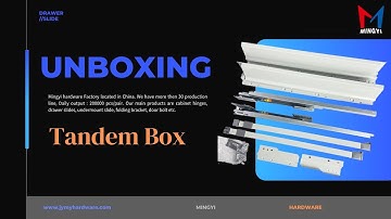 Tandem box drawer slides unboxing | Source manufacturer | Kitchen cabinet fittings