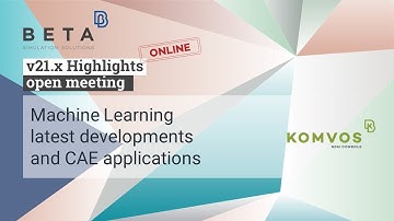 Machine Learning latest developments and CAE applications