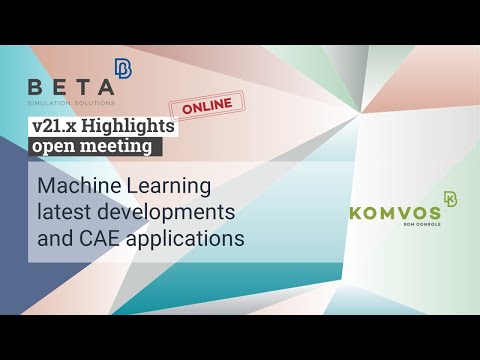 Machine Learning latest developments and CAE applications