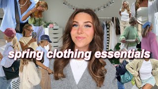 SPRING WARDROBE ESSENTIALS 2023! | (tops, bottoms, shoes, jackets, & more) what you need for spring!