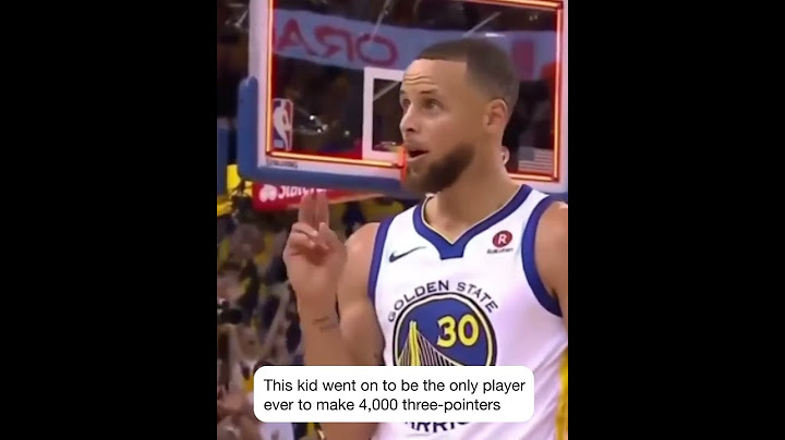 Steph Curry entre dans l'histoire le 13 mars 2025 ❤️ Premier joueur NBA à dépasser les 4 000 de t...
