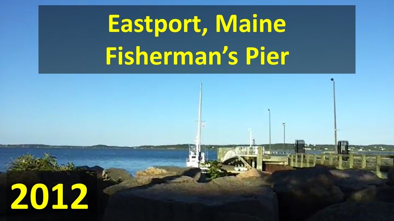 Eastport, Maine, Relaxing at the Fisherman's Pier Bench. July 2012