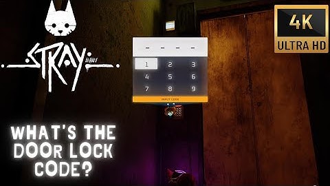 Stray Game Whats the Door lock code in the flat? #straygame #ps5gameplay  #ps5