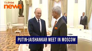 Russian President Putin meets Indias External Affairs Minister Dr. S. Jaishankar in Moscow