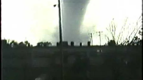 Tornado on McConnell Air Force Base III (Rarely se...