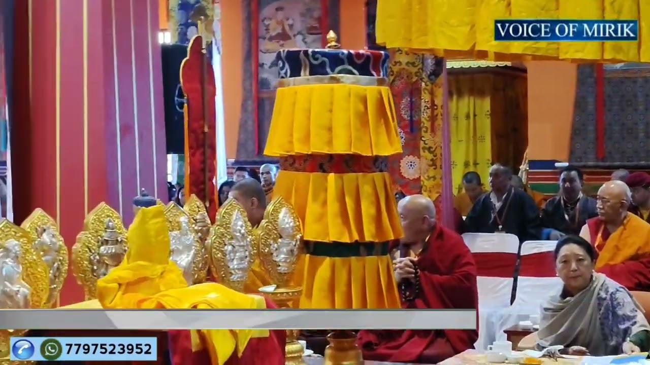 Enthronement of Kyabje Bokar Rinpoche at Bokar Monastry Mirik
