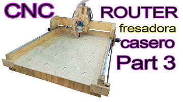 Cómo hacer un CNC ROUTER casero, construir una fresadora CNC 3 ejes #3