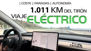Tesla Model Y: Viaje de 1.011 Km | COSTE | PARADAS | AUTONOMÍA
