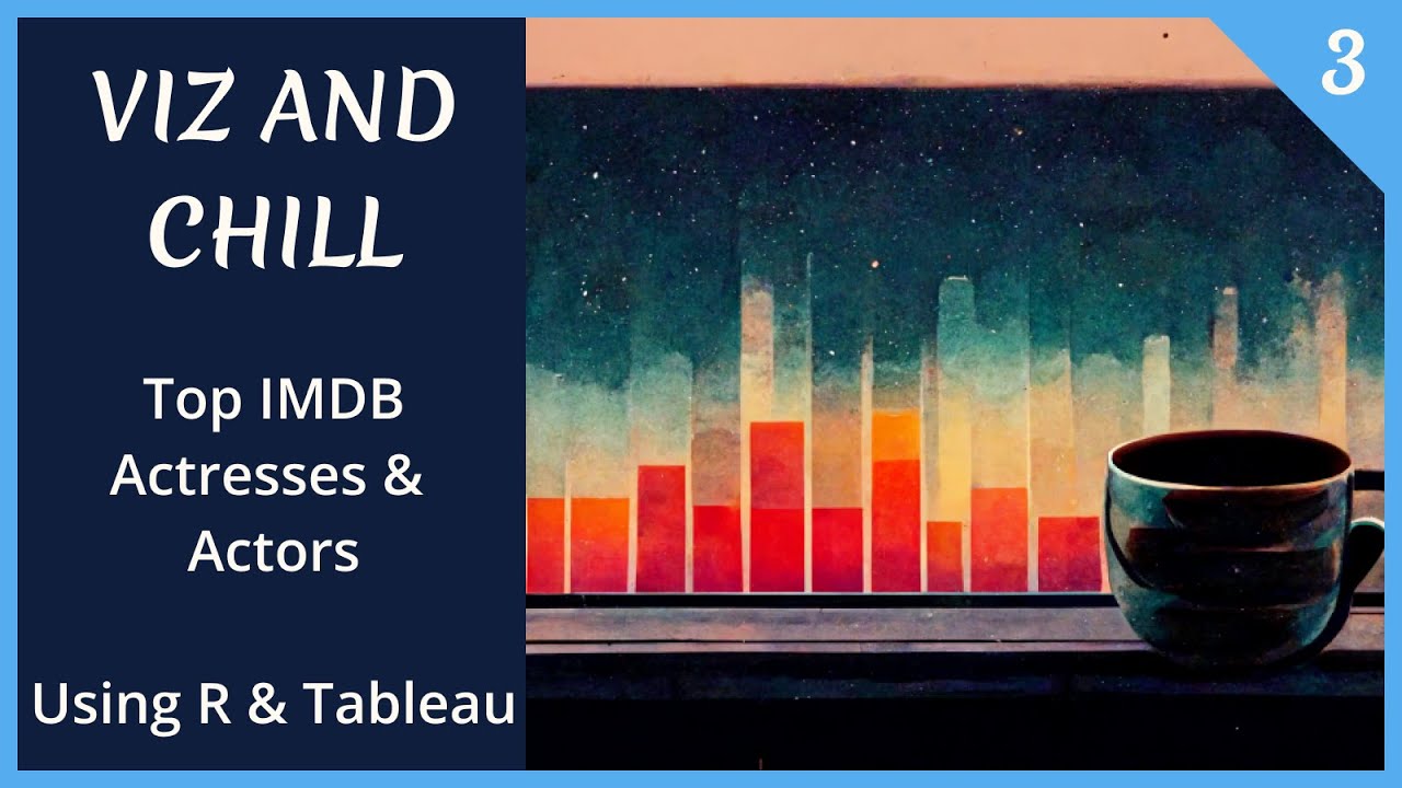 Frisør personlighed pop Viz and Chill with Will Sutton | Tableau + R | The Careers of IMDB's Top  Actresses & Actors Part 3 - YouTube