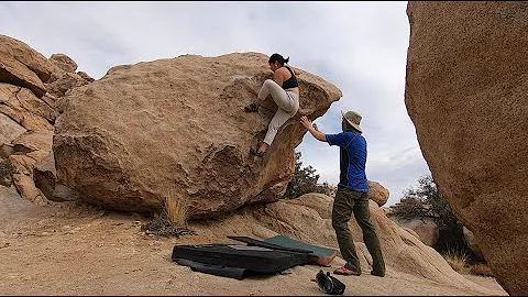 Joshua Tree Beginner Bouldering (V0-V2) | The Outback