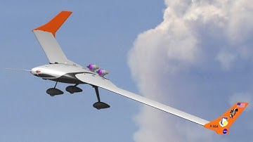 The anti-flutter drone, Lockheed Martin X-56.