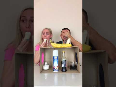 What to eat banana with? #shorts Challenge by Goodwin Family