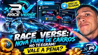 RACE VERSE: NOVA FARM DE CARROS NO TELEGRAM! VALE A PENA? 🏎️💰 screenshot 4