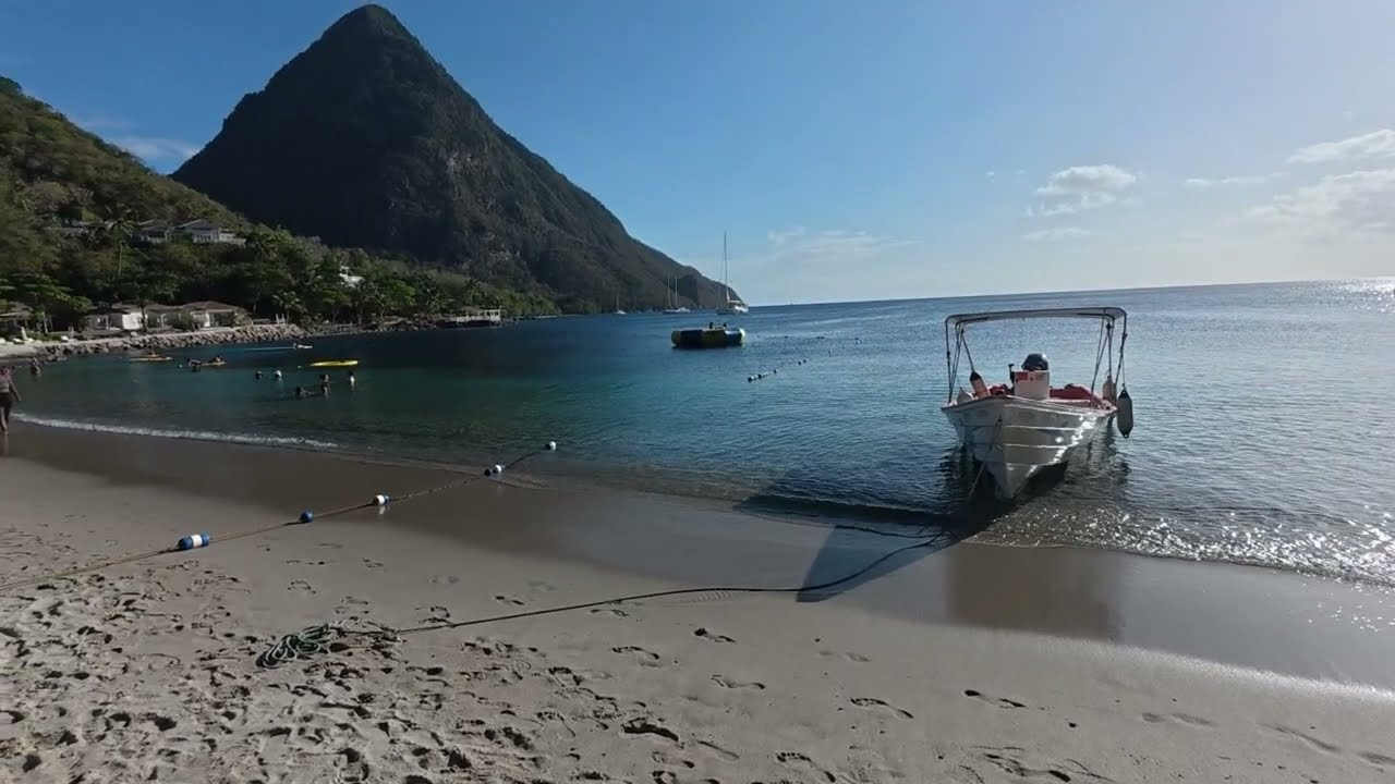 St Lucia sugar beach.
