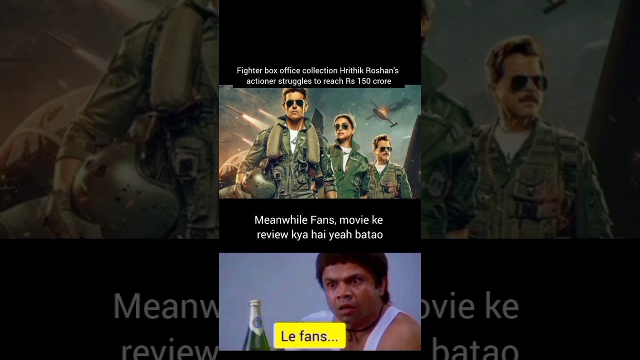 Fighter box office collection Hrithik Roshan’s actioner struggles to reach Rs 150 crore,