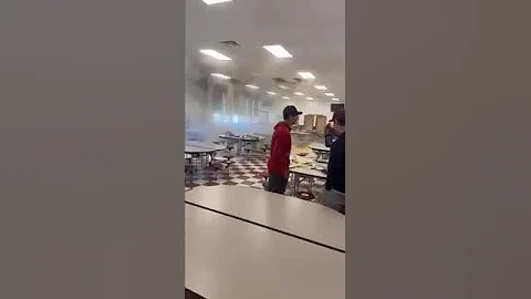 Woodrow Wilson water pipe burst inside cafeteria