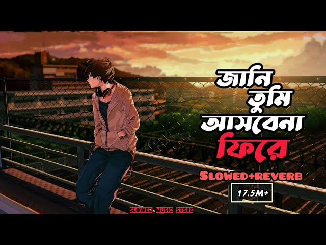 Jani Tumi Asbena Fire - জানি তুমি (slowed & reverb) Bangla Lofi Songs | Jani Tumi class=