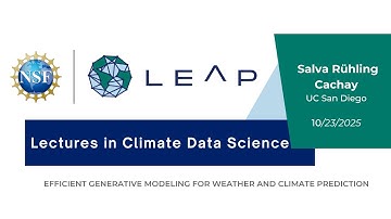 Efficient Generative Modeling for Weather and Climate Prediction