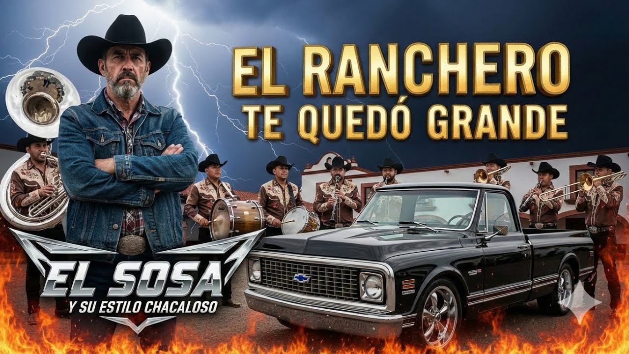 💔el ranchero te quedo grande💔 corridos malandrines con banda(el sosa y su estilo chacaloso)