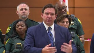 Gov. DeSantis announces arrest of 20 people charged for voter fraud