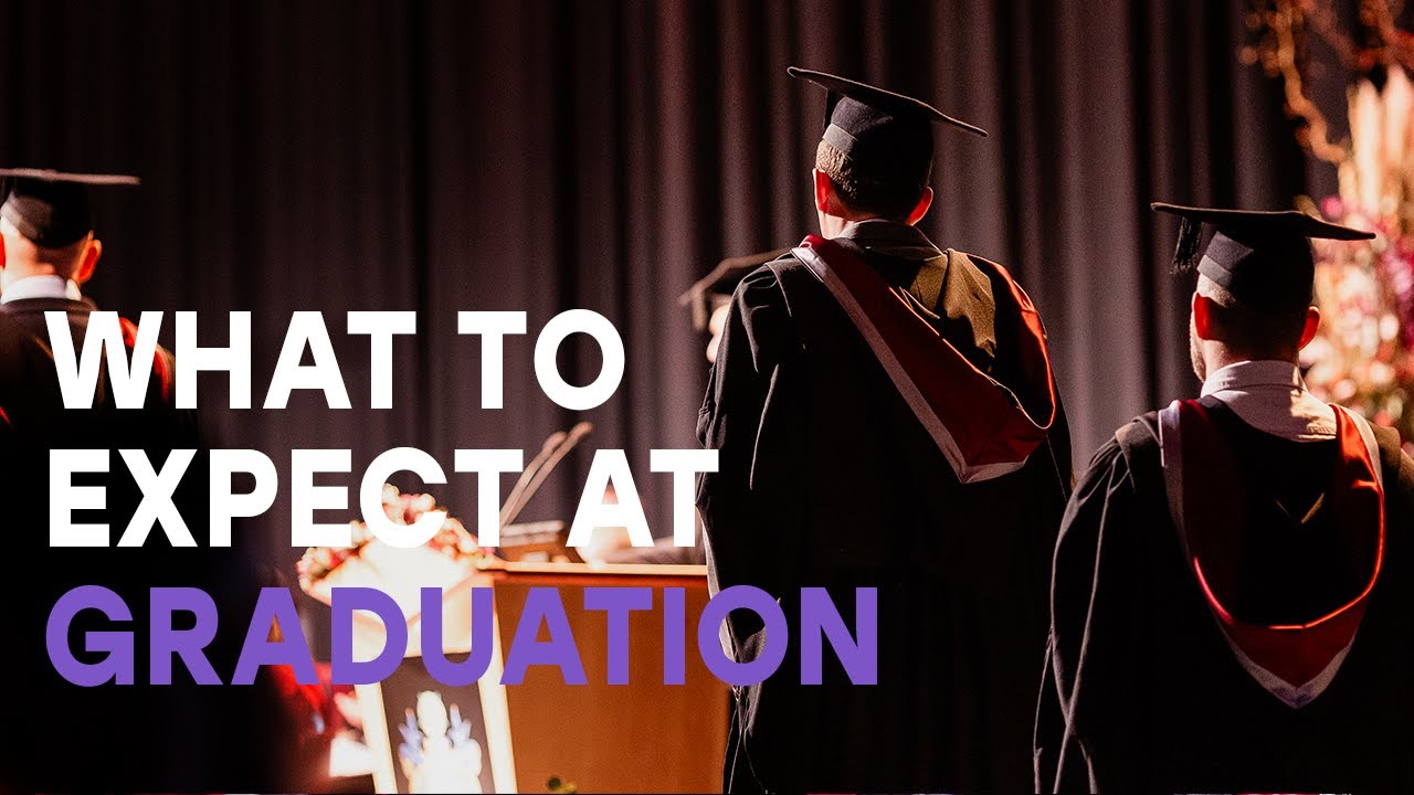 Graduation ceremony walk-through