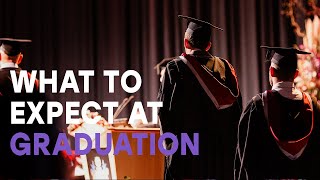 Graduation ceremony walk-through