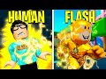 HUMAN To GOLDEN FLASH! (Roblox)