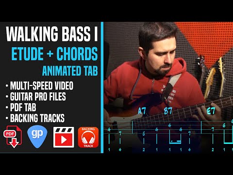 walking-bass---animated-tab-tutorial---bass-lesson-+-backing-track