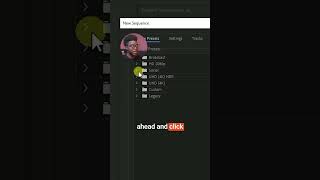Premiere Pro 2024: Sequence Presets — Adobe Premiere Pro Beginner Tutorial