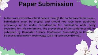 14th International Conference on Data Mining & Knowledge Management Process (CDKP 2025) Top Conferences In Data Mining