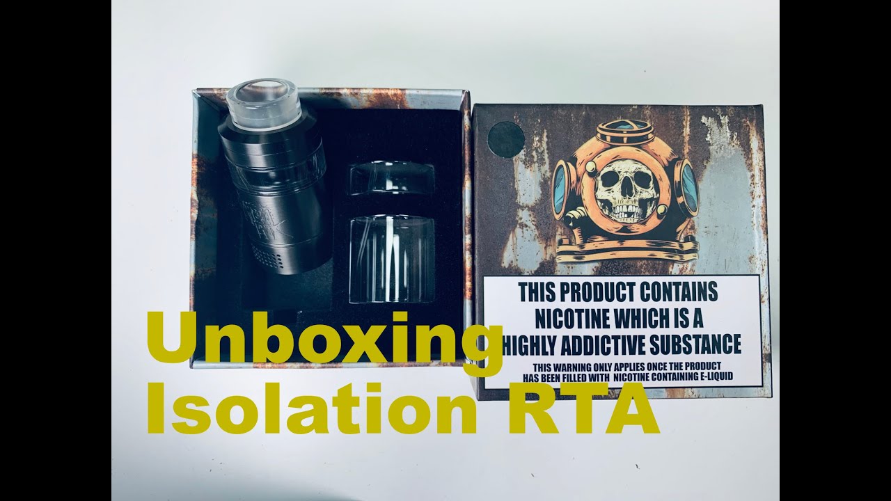 Unboxing Isolation RTA deathwish | smoothvape by smoothdistribution