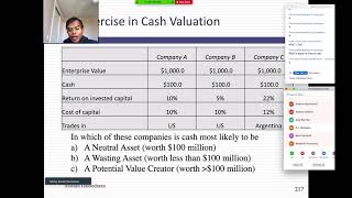 Session 11: Loose Ends in Valuation