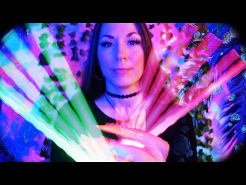 ASMR Hypnotic Hand Movements ✨(No Delta Bass Version) Layered Sounds🎧Trippy Visuals 💜 Half Reversed