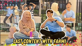 Last Content With Fahmi Good Bye Memories