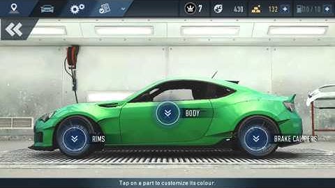 NFS No Limits Customization | Subaru BRZ