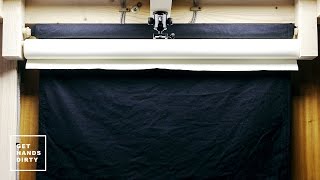 Loft Bed // Work Space : Background Rolls Rack - Ep. 6