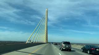 Crossing the Chesapeake & Delaware Canal using the William V. Roth, Jr. Bridge