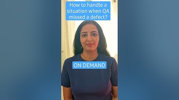 How To Handle A Situation When QA Missed A Defect? #softwaretesting #interviewquestions #testers