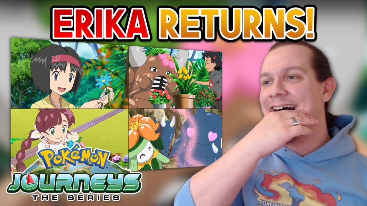 ERIKA RETURNS!! BATTLE FOR LOVE!! Pokémon Journeys Episode 94 Preview REACTION!