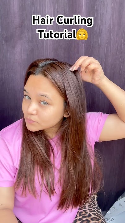  Hair Curl Tutorial👩‍🦱 #ytbshorts #curlstutorial #curlyhair #curls # ...