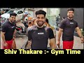 When shiv thakare spotted suddenly outside his gym paps mobbed him and his sweet talk with them