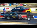 DRAG RACING OLD SCHOOL CARS REUNION GLORY DAYS 70s AND OLDER VINTAGE WILD RACE SMOKEY BURNOUTS