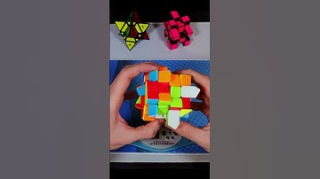 solving the great 4-layered WINDMILL Cube #shorts