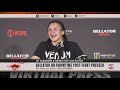 Veta Arteaga Reacts To Her First Fight Since 2019 Win vs Desiree Yanez Bellator 257 Presser